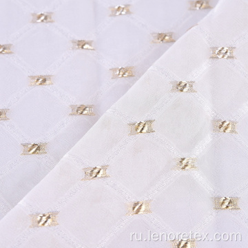 Золотая металлическая ткань сплетена жаккардовая ткань